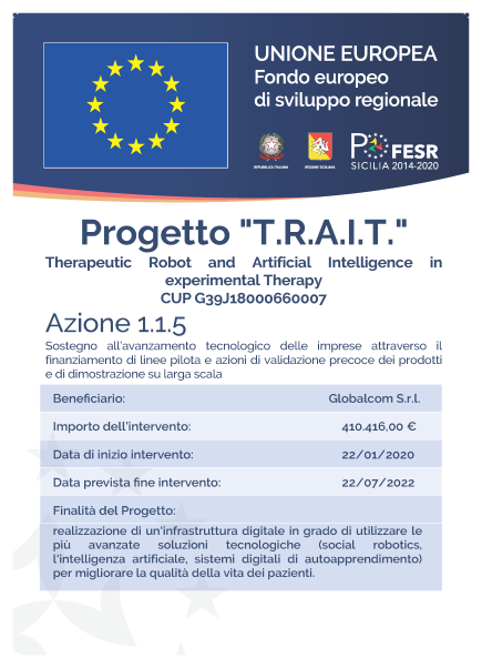 Progetto TRAIT poster globalcom 1