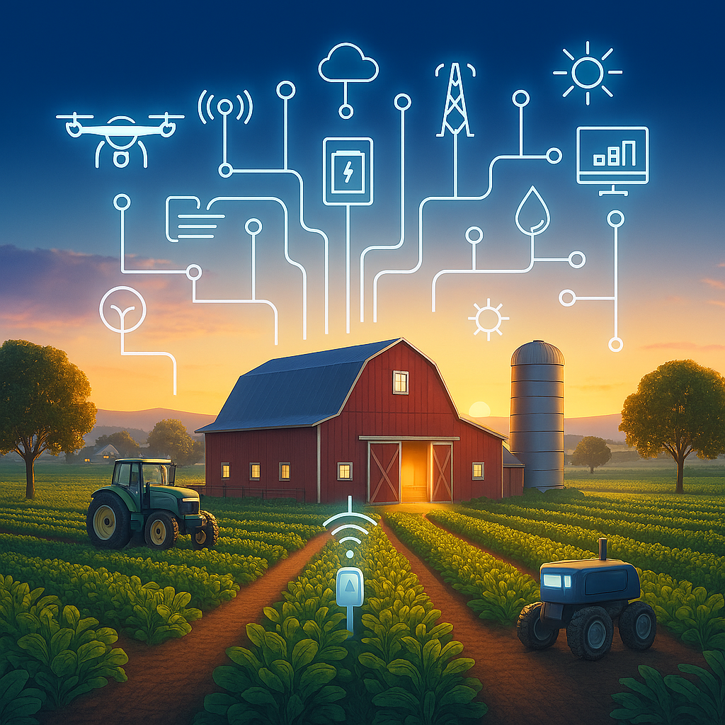 Smart farm creative and visuall